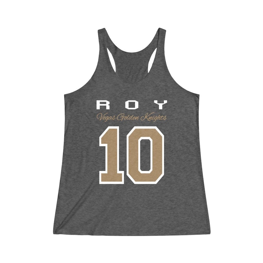 Tank Top Tri-Blend Vintage Black / L Roy 10 Women's Tri-Blend Racerback Tank