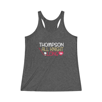 Tank Top Tri-Blend Vintage Black / L Thompson All Knight Long Women's Tri-Blend Racerback Tank