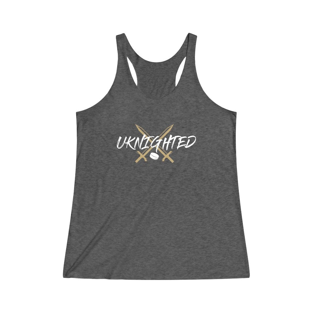 Tank Top "Uknighted" Women's Tri-Blend Racerback Tank