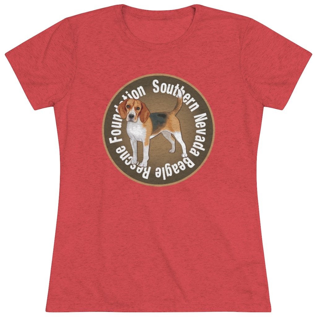 T-Shirt Southern Nevada Beagle Rescue Foundation Women's Triblend Tee