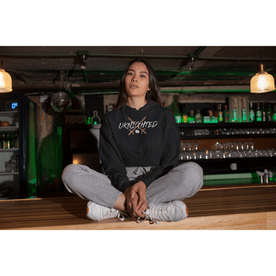 Hoodie "Uknighted" Women’s Cropped Hooded Sweatshirt