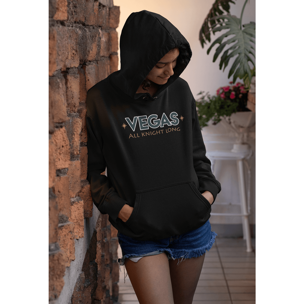 Hoodie Vegas All Knight Long Unisex Hooded Sweatshirt