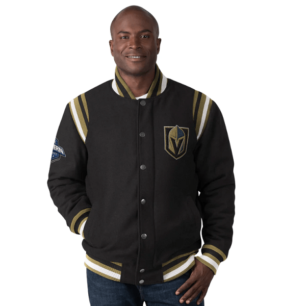 Vegas Golden Knight Men's "Recruit" Varsity Jacket