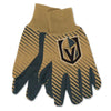 Vegas Golden Knights Adult Two-Tone Sport-Utility Work Gloves