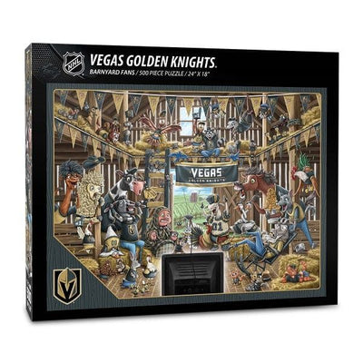 Vegas Golden Knights Barnyard Fans 500 Piece Puzzle