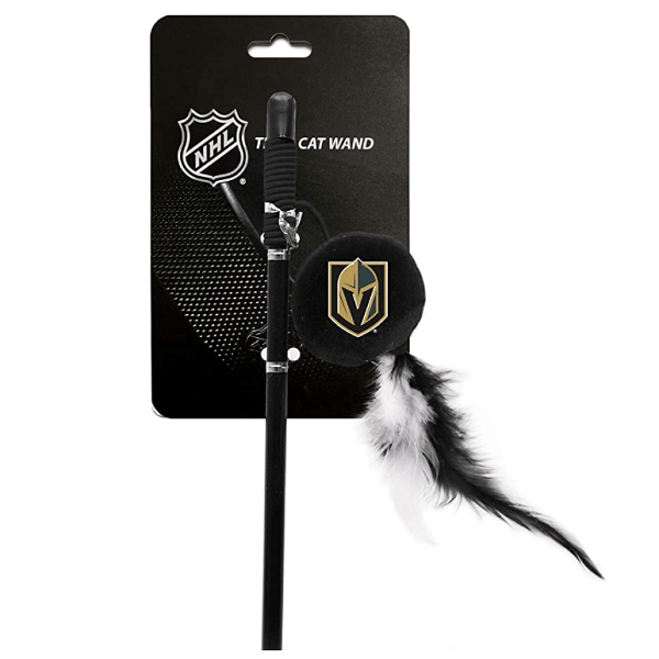 Vegas Golden Knights Cat Wand Pet Toy