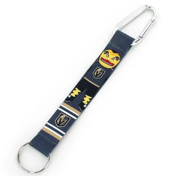 Vegas Golden Knights Chance The Mascot Carabiner Lanyard Keychain