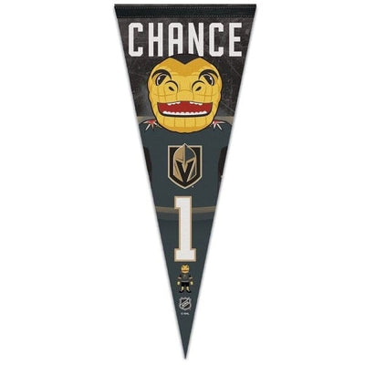 Vegas Golden Knights Chance The Mascot Premium Vertical Pennant