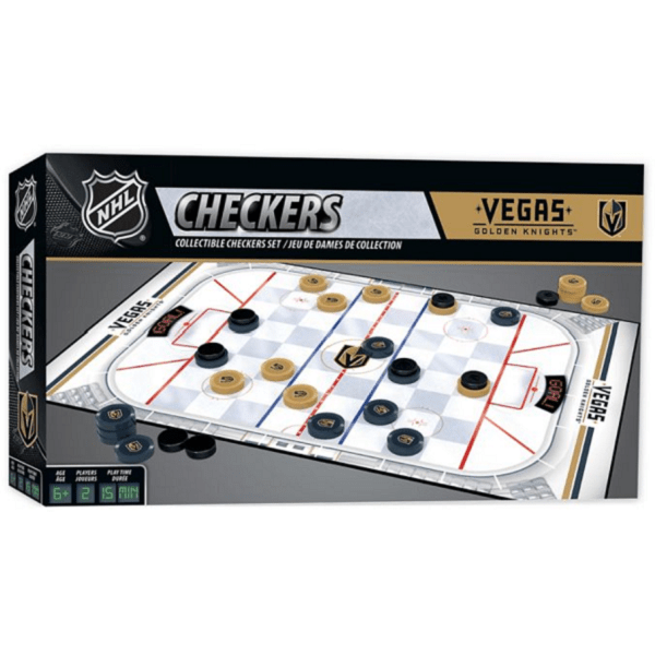 Vegas Golden Knights Checkers Board Game