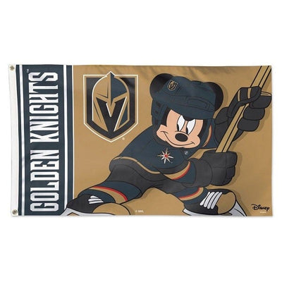 Vegas Golden Knights Chance The Mascot Deluxe Flag
