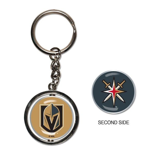 Vegas Golden Knights Double Logo Spinner Keychain
