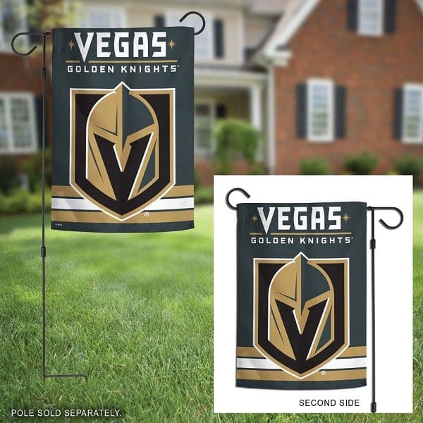 Vegas Golden Knights Road Jersey Horizontal Striped Deluxe Flag