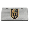 Vegas Golden Knights Glitter Acrylic License Plate