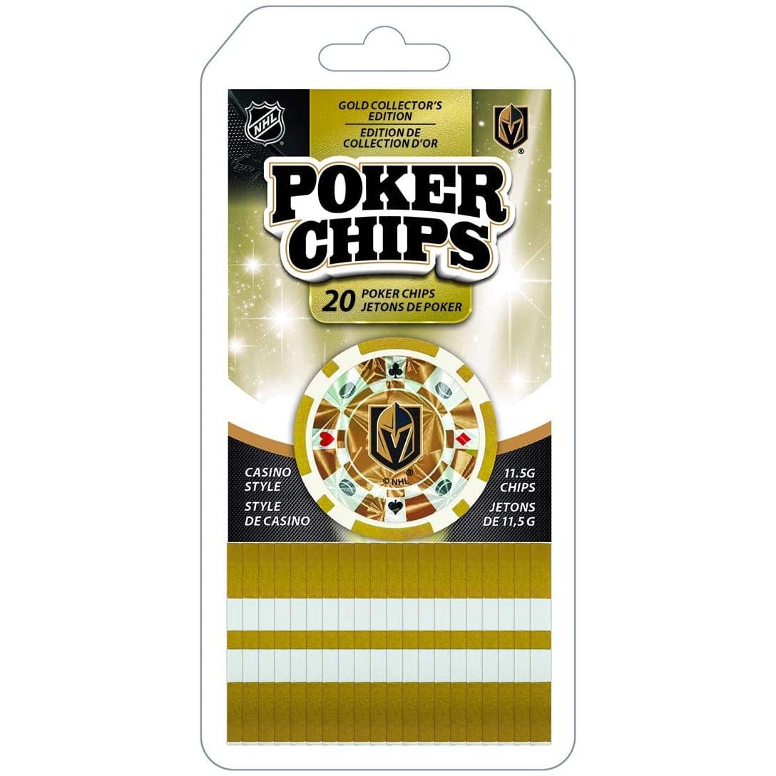 Vegas Golden Knights Gold Collector's Edition Casino Style Poker Chips
