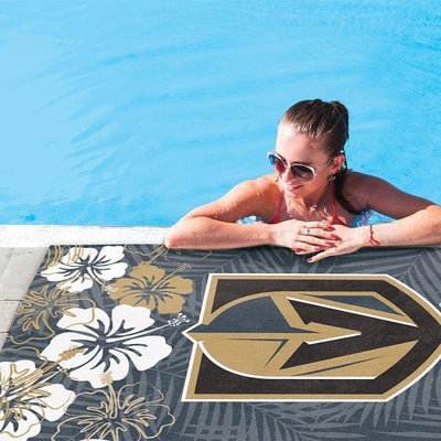 Vegas Golden Knights Hawaiian Floral Pool Beach Towel