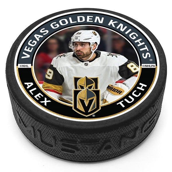 Vegas Golden Knights Hockey Puck - Alex Tuch