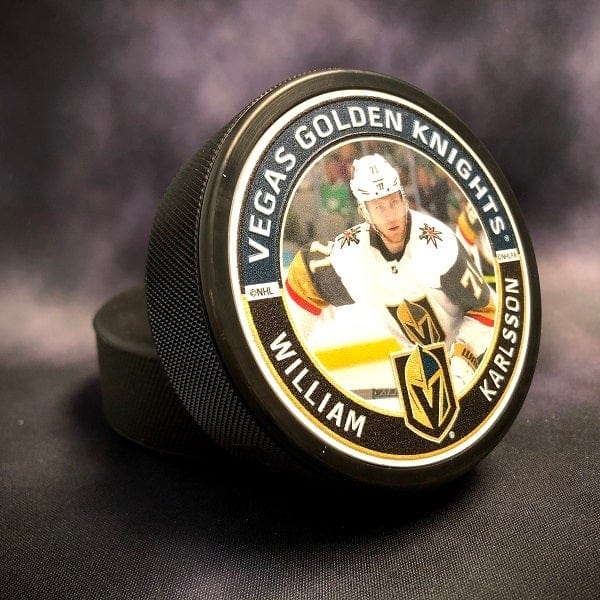NHL Vegas Golden Knights Retro Souvenir Collector Hockey Puck
