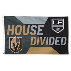 Vegas Golden Knights V STRIPE Flag - Deluxe 3' X 5