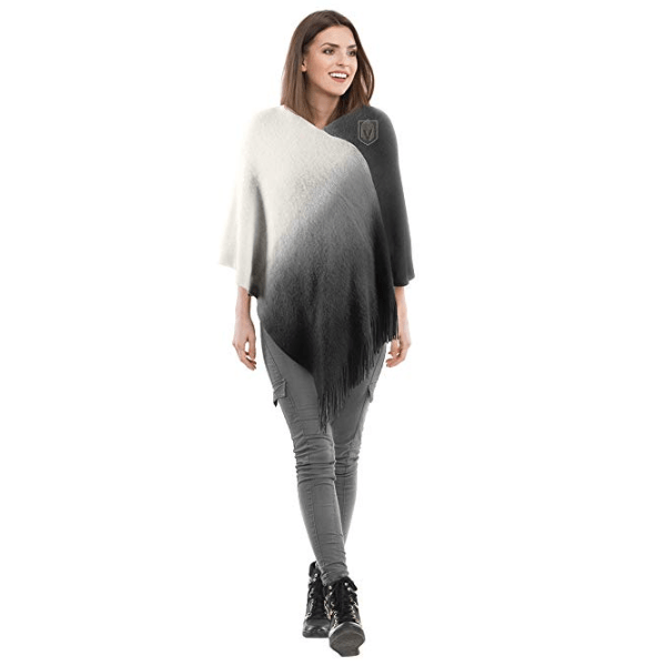 Vegas Golden Knights Ladies Dip Dye Nailhead Logo Poncho