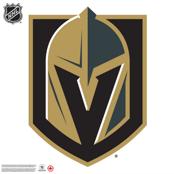 Las Vegas LV Golden Knights NHL Removable Wall Decal Stickers (Set of 6)