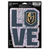 Vegas Golden Knights "Love" Shimmer Decal, 5x7 Inch