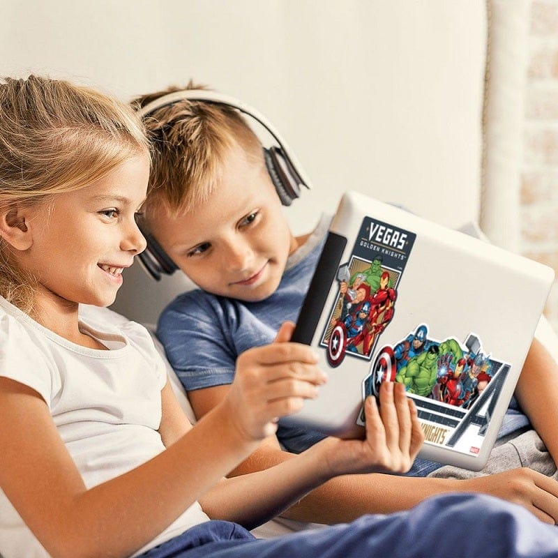 Vegas Golden Knights Marvel Avengers Multi-Use Decal 3 Pack