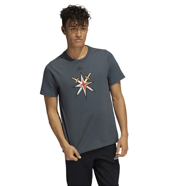 Vegas Golden Knights Men's Adidas Alt Logo T-shirt
