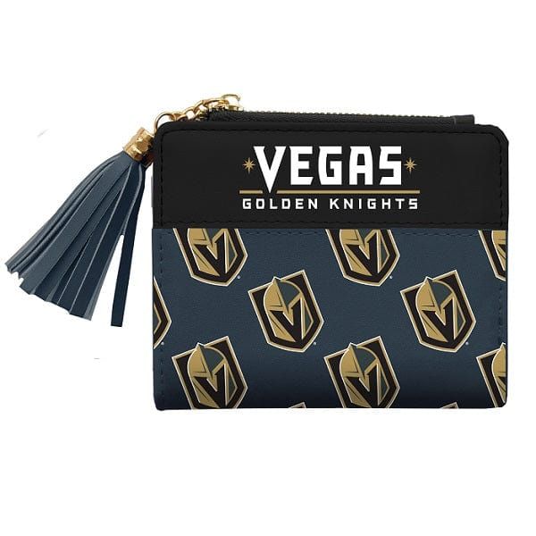 Vegas Golden Knights Mini Organizer Zip Wallet