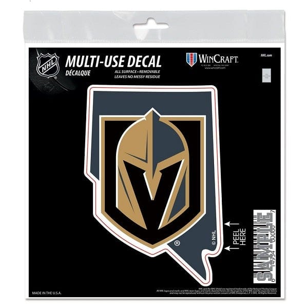 Vegas Golden Knights Nevada Multi Use Decal, 6x6 Inch