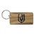 Vegas Golden Knights Rectangle Logo Keychain