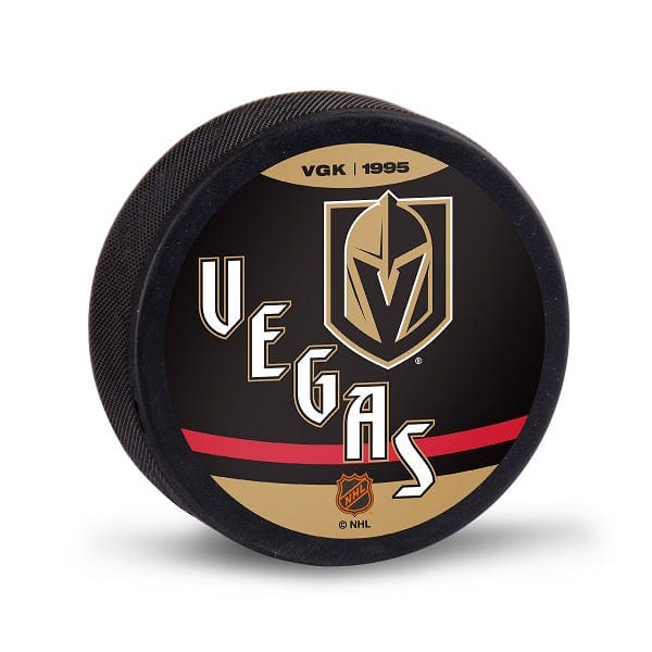 Vegas Golden Knights Reverse Retro 2.0 Hockey Puck PRESELL