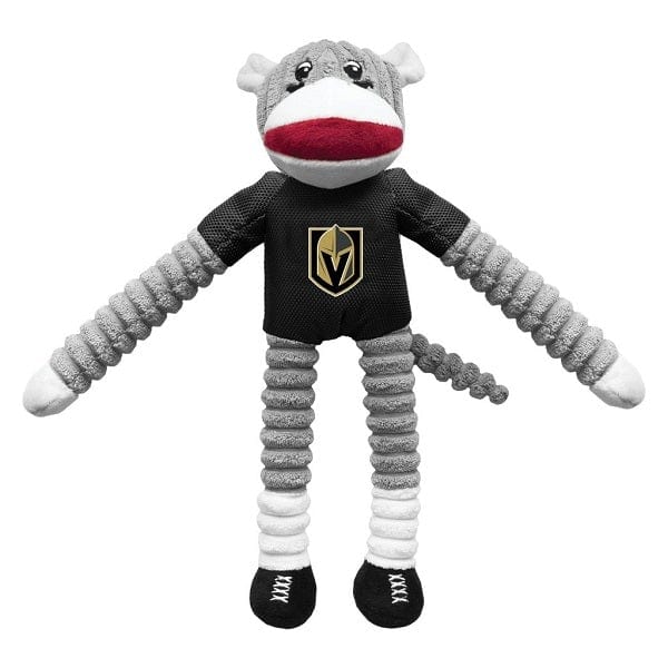Vegas Golden Knights Sock Monkey Pet Toy