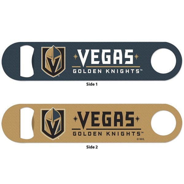 Vegas Golden Knights Two-Sided Metal Bottle Opener