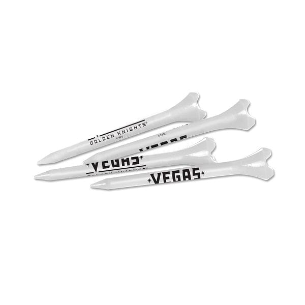 Vegas Golden Knights White Golf Tees
