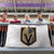 Vegas Golden Knights White Primary Logo Deluxe Flag