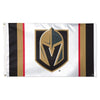 Vegas Golden Knights White Vertical Striped Primary Logo Deluxe Flag