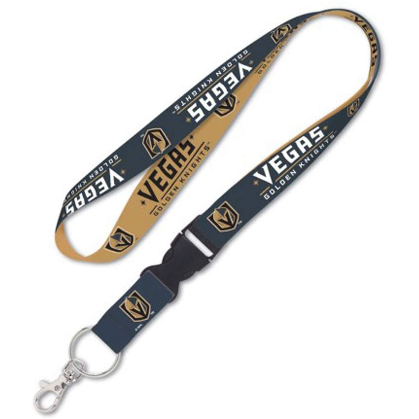 Vegas Golden Knights Wordmark Lanyard With Detachable Buckle