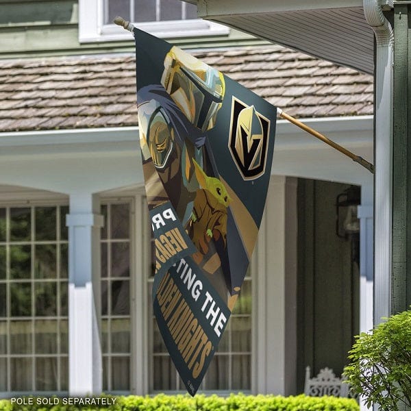 Vegas Golden Knights Banner Premium 2-Sided 28x44 Vertical Outdoor House  Flag Hockey
