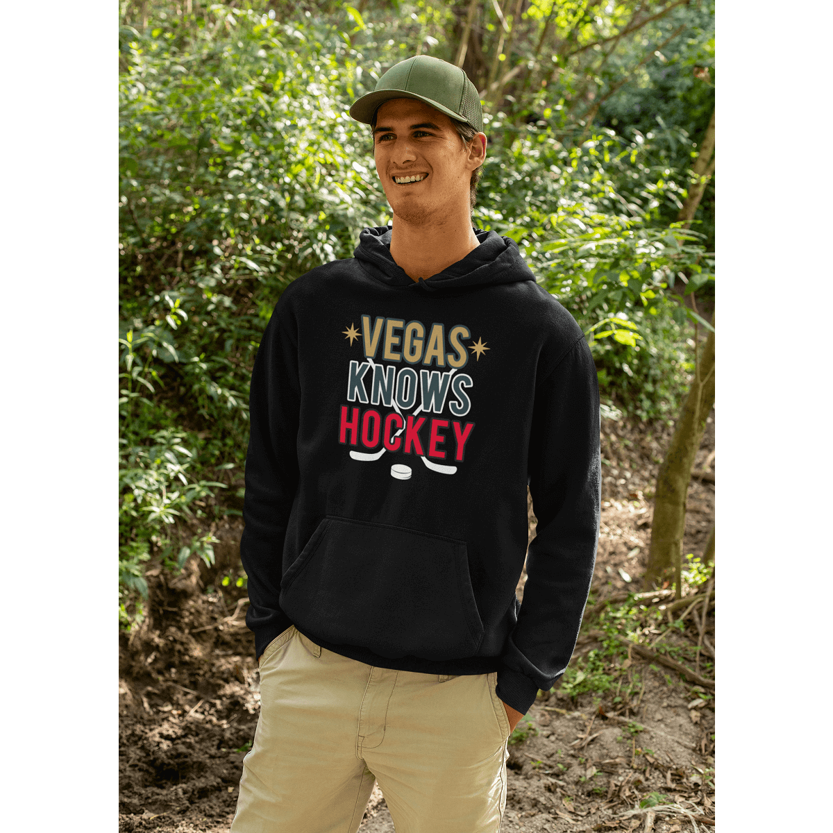 Hoodie Vegas Knows Hockey Unisex Hooded Sweatshirt