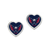 Washington Capitals 3D Heart Post Earrings