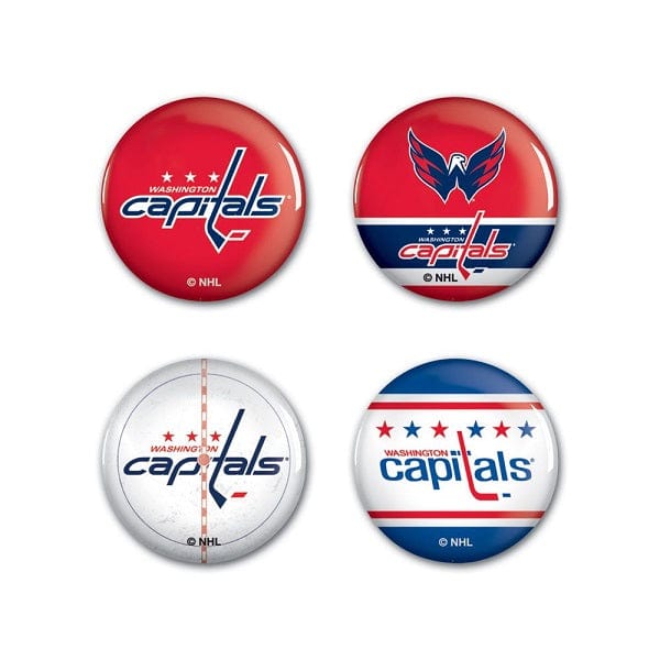 Washington Capitals Fashion Button Four Pack