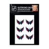 Washington Capitals Glitter Face Decal, 6 Pack