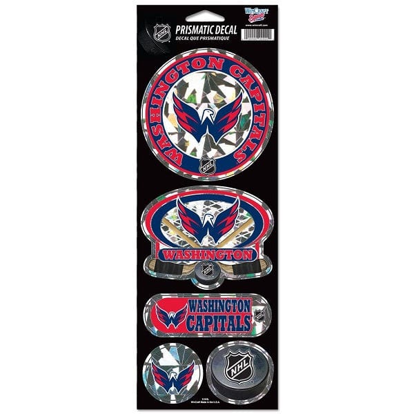 Washington Capitals Prismatic Decal Set