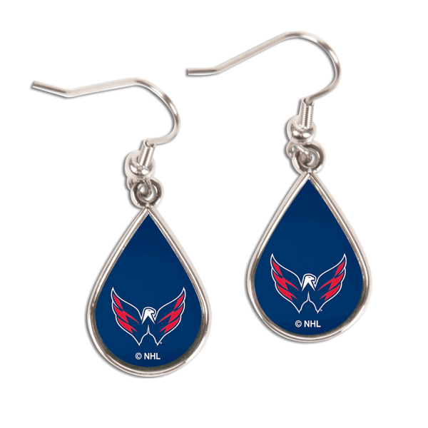 Washington Capitals Teardrop Dangle Earrings