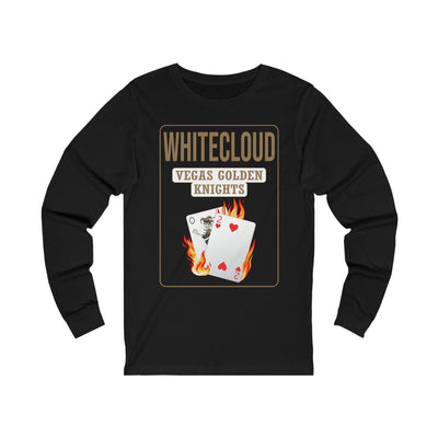 Long-sleeve Whitecloud 2 Poker Cards Unisex Jersey Long Sleeve Shirt