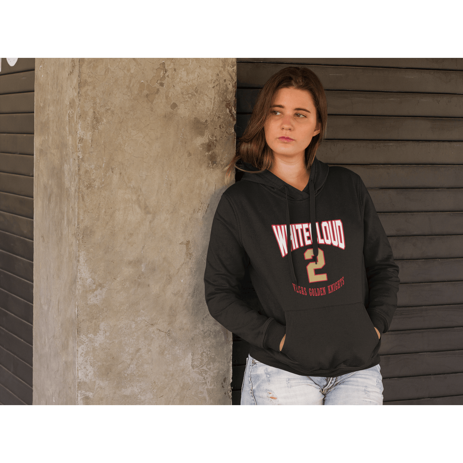 Hoodie Whitecloud 2 Vegas Golden Knights Retro Unisex Hooded Sweatshirt