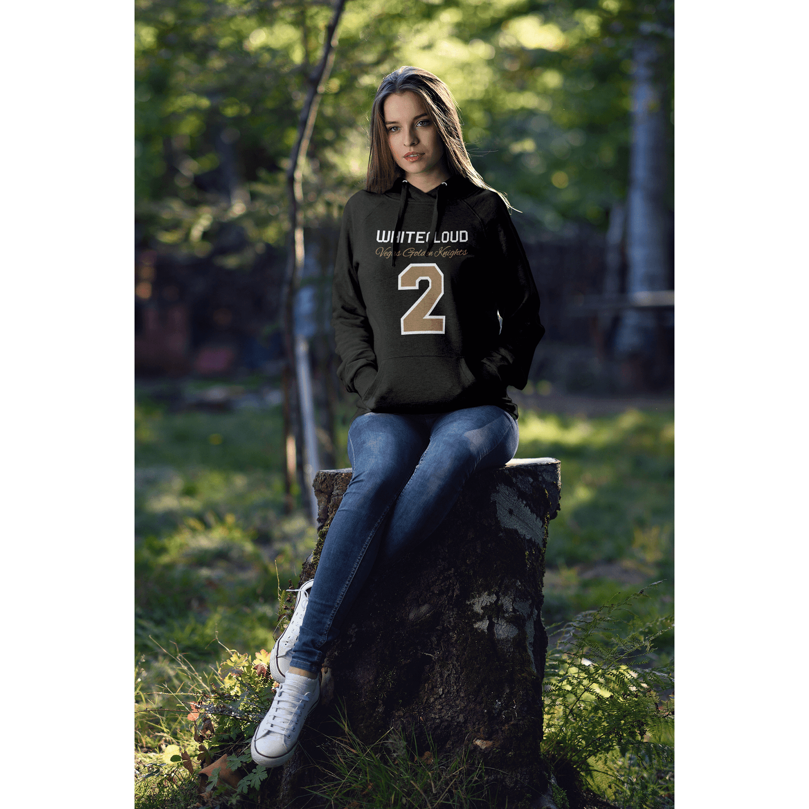 Hoodie Whitecloud 2 Vegas Golden Knights Unisex Hooded Sweatshirt