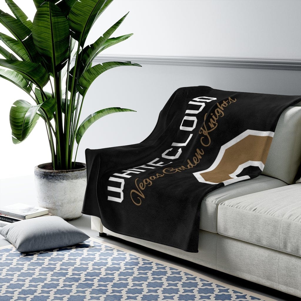 All Over Prints Whitecloud 2 Vegas Golden Knights Velveteen Plush Blanket