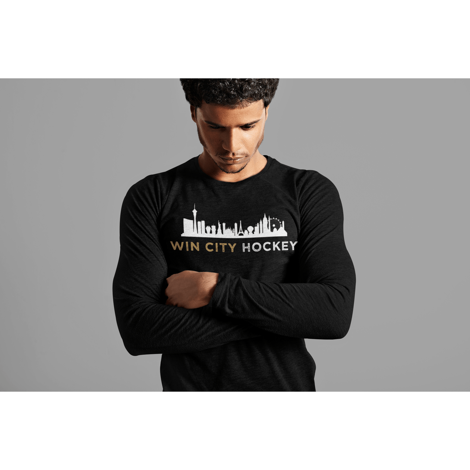 Long-sleeve "Win City Hockey" Unisex Jersey Long Sleeve Shirt