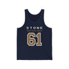 Tank Top Stone 61 Vegas Golden Knights Unisex Jersey Tank Top